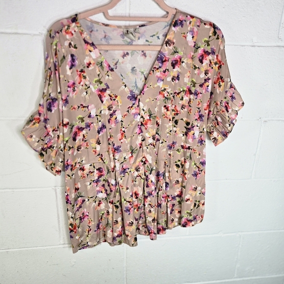 Anthropologie Dolan Rose Floral Button Cottagecore Blouse - Picture 11 of 11